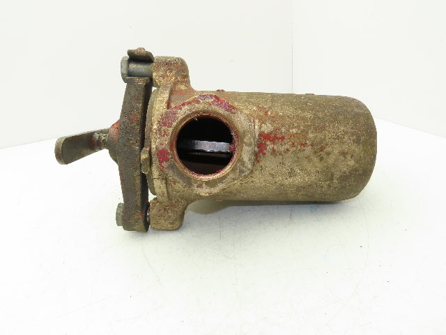 Hayward Model 72 Simplex 2" NPT Inline Basket Strainer Bronze 200 PSI