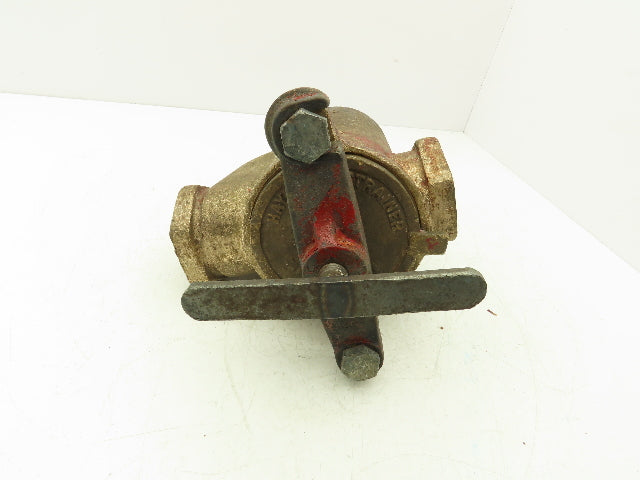 Hayward Model 72 Simplex 2" NPT Inline Basket Strainer Bronze 200 PSI