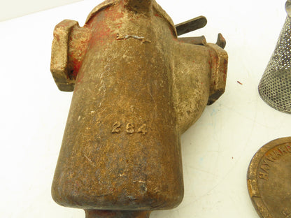 Hayward Model 72 Simplex 2" NPT Inline Basket Strainer Bronze 200 PSI