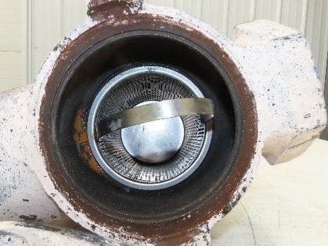 Hayward Model 72 Simplex 3" NPT Inline Basket Strainer Cast Iron 200 PSI