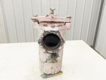 Hayward Model 72 Simplex 3" NPT Inline Basket Strainer Cast Iron 200 PSI