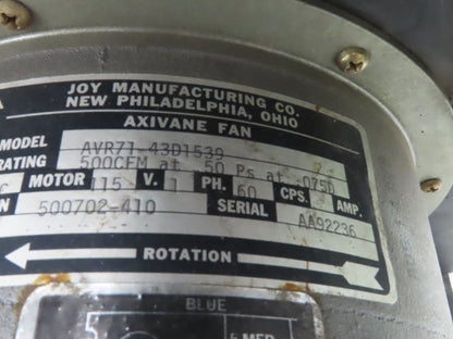 Reliance 8000846R Power Module 68A Joy Axivane Fan AVR71-43D1539