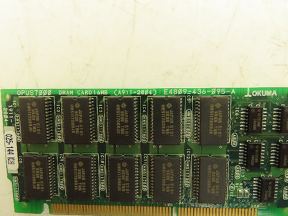 Okuma E4809-436-095-A Opus7000 DRAM Card 16MB