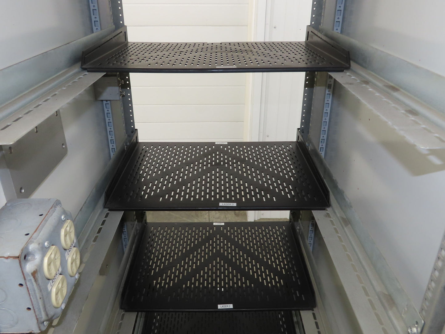 Hoffman Electrical Enclosure Server Rack Cabinet 19" ID Wide Air Cooled 76" H