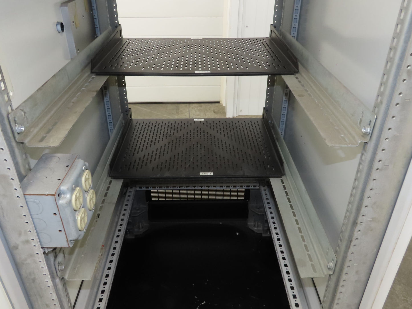 Hoffman Electrical Enclosure Server Rack Cabinet 19" ID Wide Air Cooled 76" H