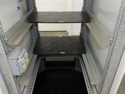 Hoffman Electrical Enclosure Server Rack Cabinet 19" ID Wide Air Cooled 76" H