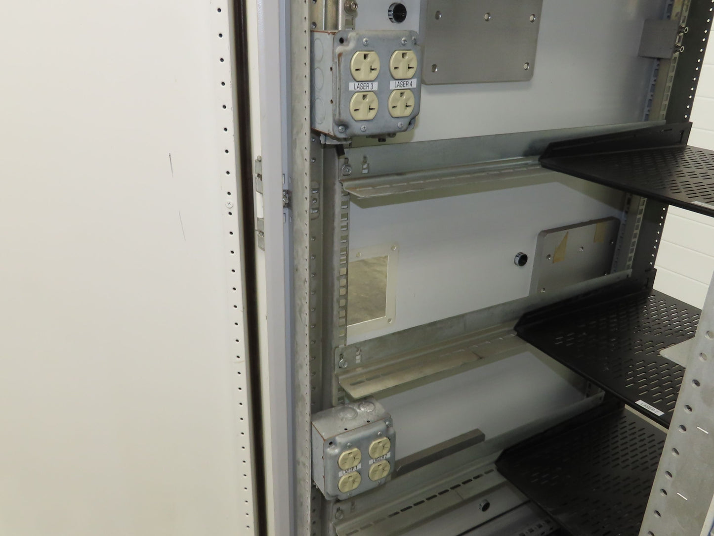 Hoffman Electrical Enclosure Server Rack Cabinet 19" ID Wide Air Cooled 76" H