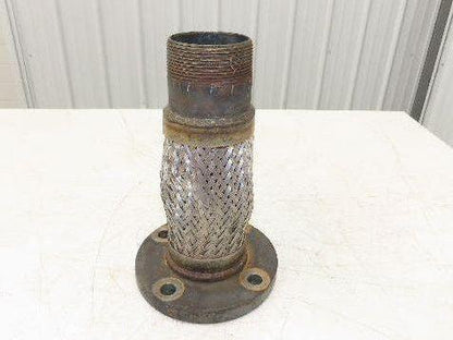 Weldbend 3" NPT x 3" Flanged Stainless Flex Hose Pipe Expansion Joint 4-Bolt 150
