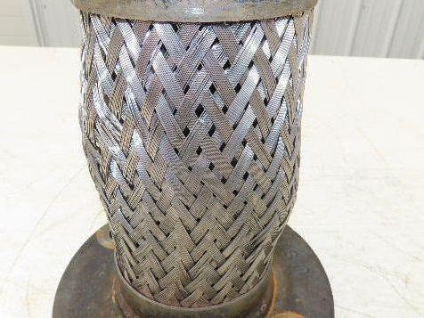 Weldbend 3" NPT x 3" Flanged Stainless Flex Hose Pipe Expansion Joint 4-Bolt 150