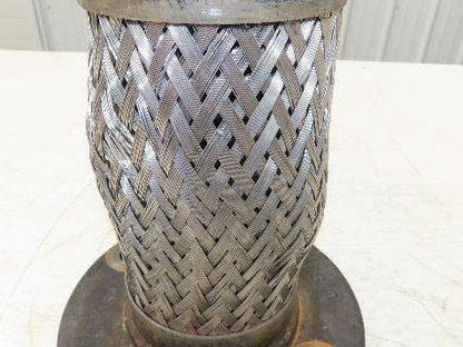 Weldbend 3" NPT x 3" Flanged Stainless Flex Hose Pipe Expansion Joint 4-Bolt 150