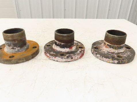 Weldbend 3" Butt Weld Flange x 3" NPT Pipe Nipple 4"Height #150  Lot of 3