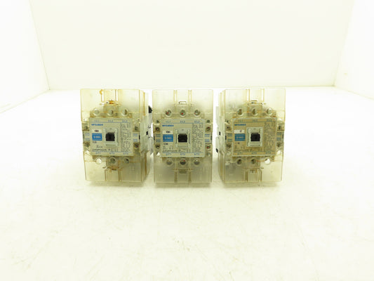 Mitsubishi Electric S-N65 Contactor 40Hp 95A 600vAC Lot of 3