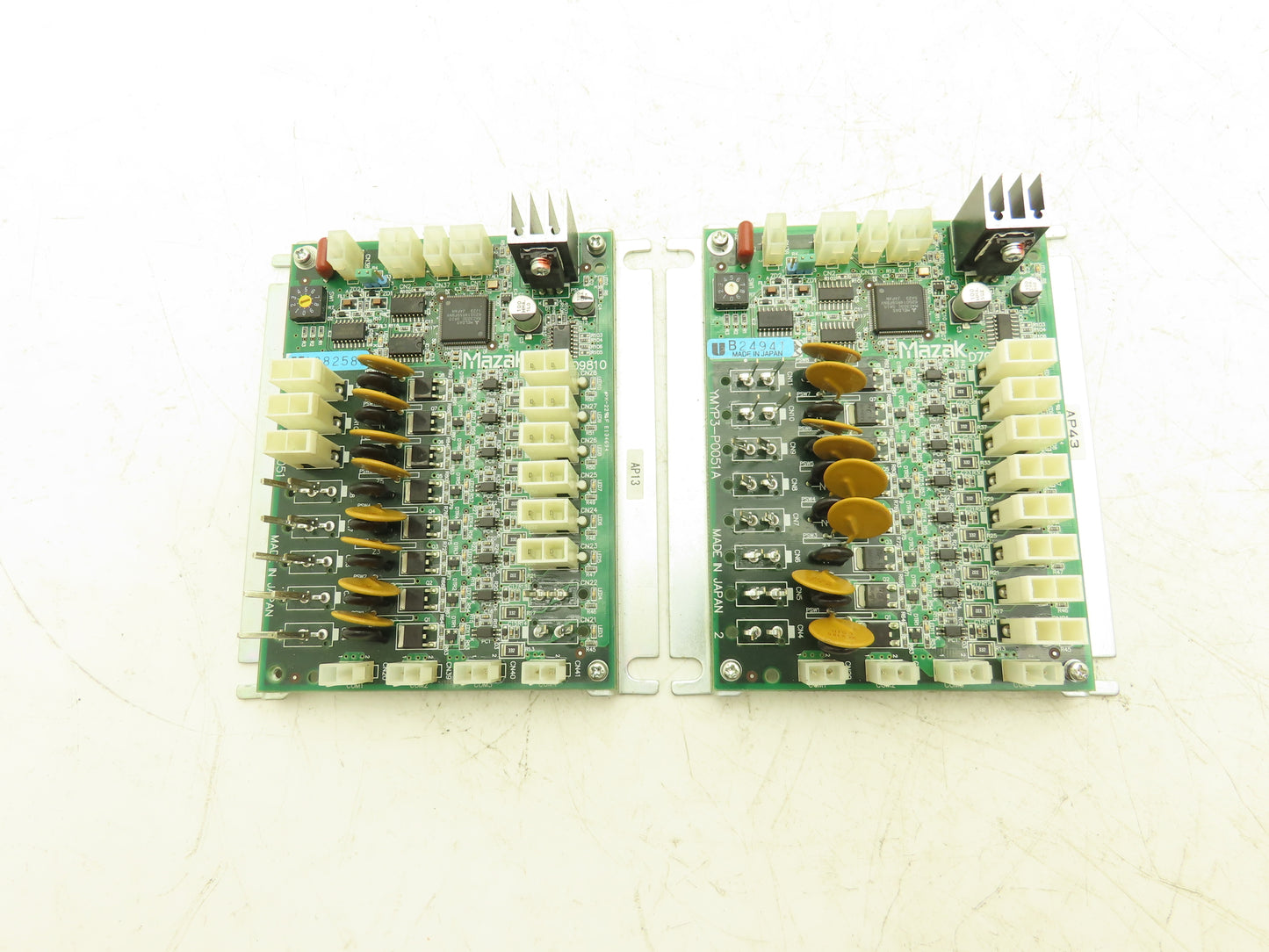 Mazak YMYP3-P0051 YMYP3-P0051A D70UB009810 D70UB009811 Circuit Board Lot of 2