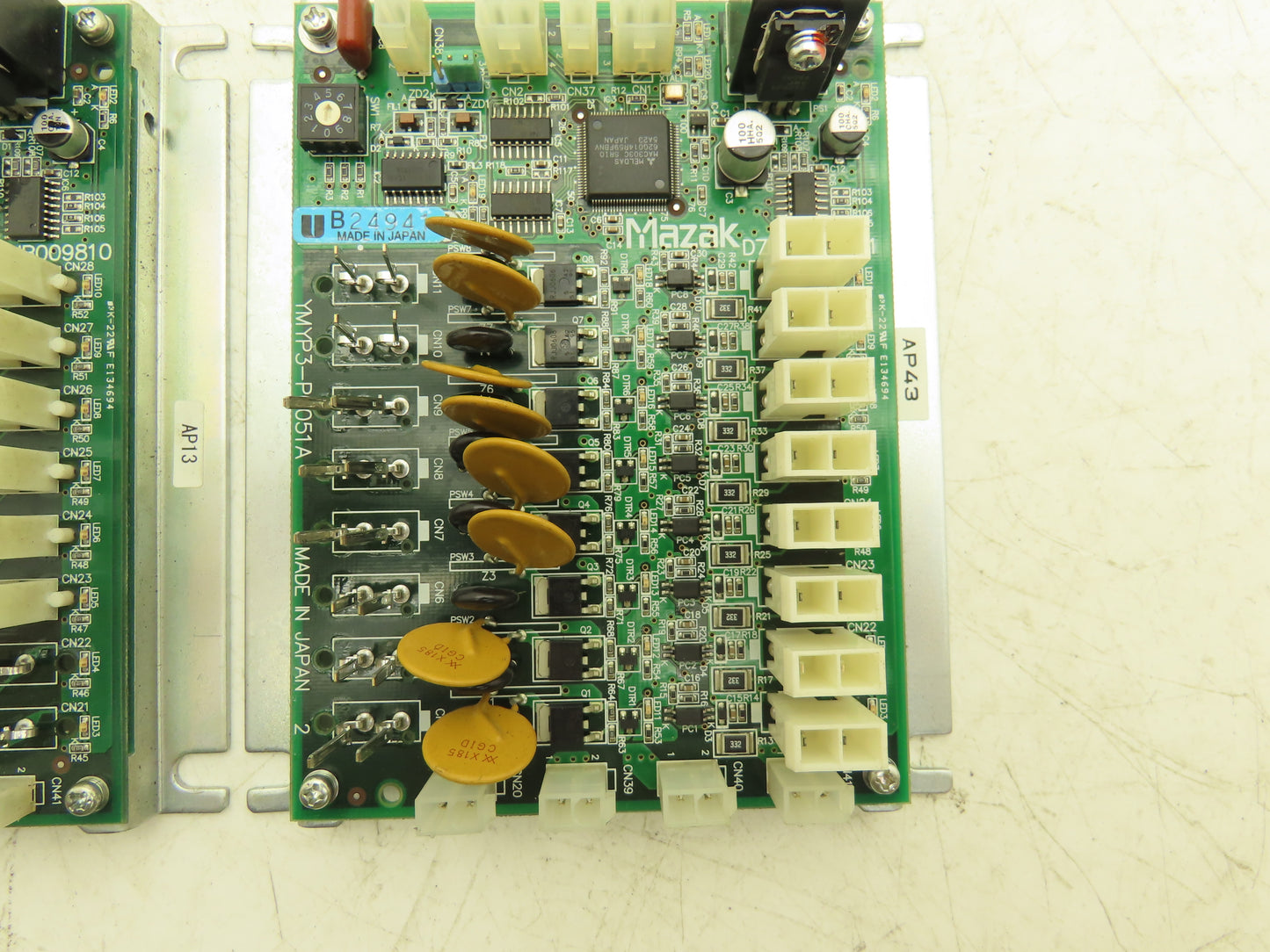 Mazak YMYP3-P0051 YMYP3-P0051A D70UB009810 D70UB009811 Circuit Board Lot of 2