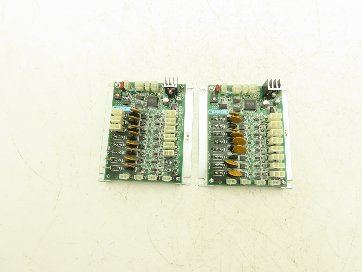 Mazak YMYP3-P0051 YMYP3-P0051A D70UB009810 D70UB009811 Circuit Board Lot of 2