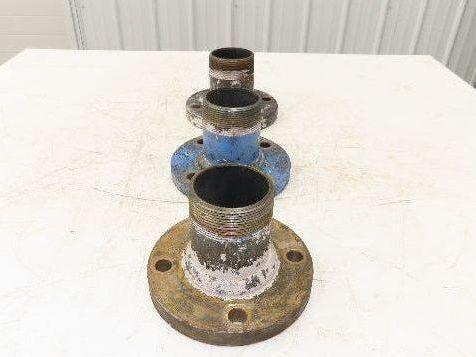 Weldbend 3" Butt Weld Flange x 3" NPT Pipe Nipple 5"Height #150  Lot of 3