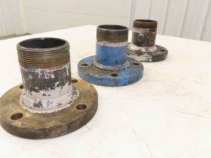 Weldbend 3" Butt Weld Flange x 3" NPT Pipe Nipple 5"Height #150  Lot of 3