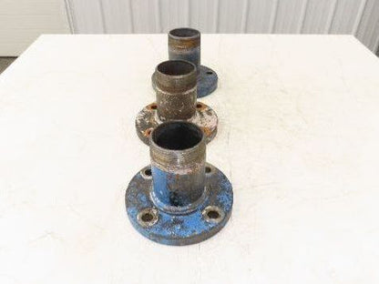Weldbend 3" Butt Weld Flange x 3" NPT Pipe Nipple 6"Height #150  Lot of 3