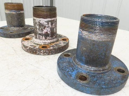 Weldbend 3" Butt Weld Flange x 3" NPT Pipe Nipple 6"Height #150  Lot of 3