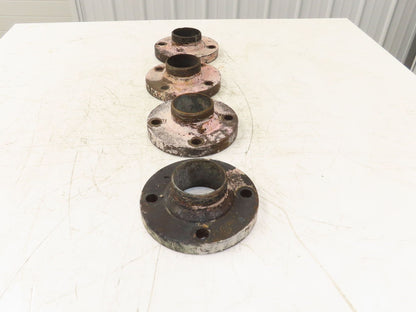 Weldbend 3" Butt Weld Flange x 3" NPT Pipe Nipple #150  Lot of 4