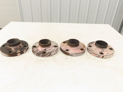Weldbend 3" Butt Weld Flange x 3" NPT Pipe Nipple #150  Lot of 4