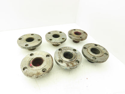 Tube-Line 2" Butt Weld Flange x 2" NPT Pipe Nipple 3"Height #150  Lot of 6