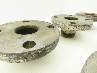 Tube-Line 2" Butt Weld Flange x 2" NPT Pipe Nipple 3"Height #150  Lot of 6