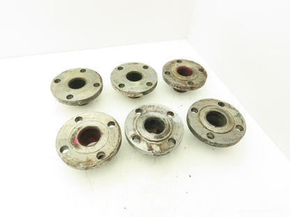 Tube-Line 2" Butt Weld Flange x 2" NPT Pipe Nipple 3"Height #150  Lot of 6