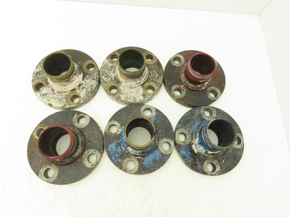Tube-Line 2" Butt Weld Flange x 2" NPT Pipe Nipple 3"Height #150  Lot of 6