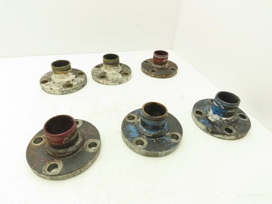 Tube-Line 2" Butt Weld Flange x 2" NPT Pipe Nipple 3"Height #150  Lot of 6