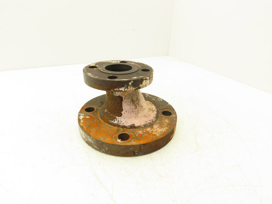 3"x 1-1/2" Flanged Eccentric Reducer Pipe Fitting #150 Butt Weld