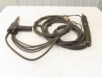 Miller XR15A Spoolmatic Air Cooled Gun 15' Amphenol Push Pull Quick Disconnect