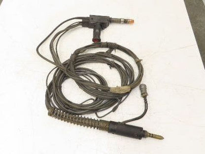 Miller XR15A Spoolmatic Air Cooled Gun 15' Amphenol Push Pull Quick Disconnect