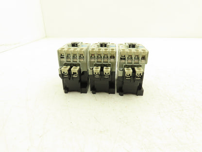 Mitsubishi Electric S-N11 Contactor 7.5Hp 20A 600VAC Lot of 3