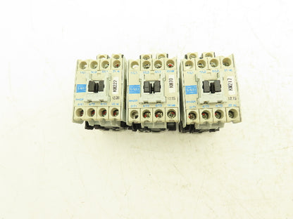 Mitsubishi Electric S-N11 Contactor 7.5Hp 20A 600VAC Lot of 3