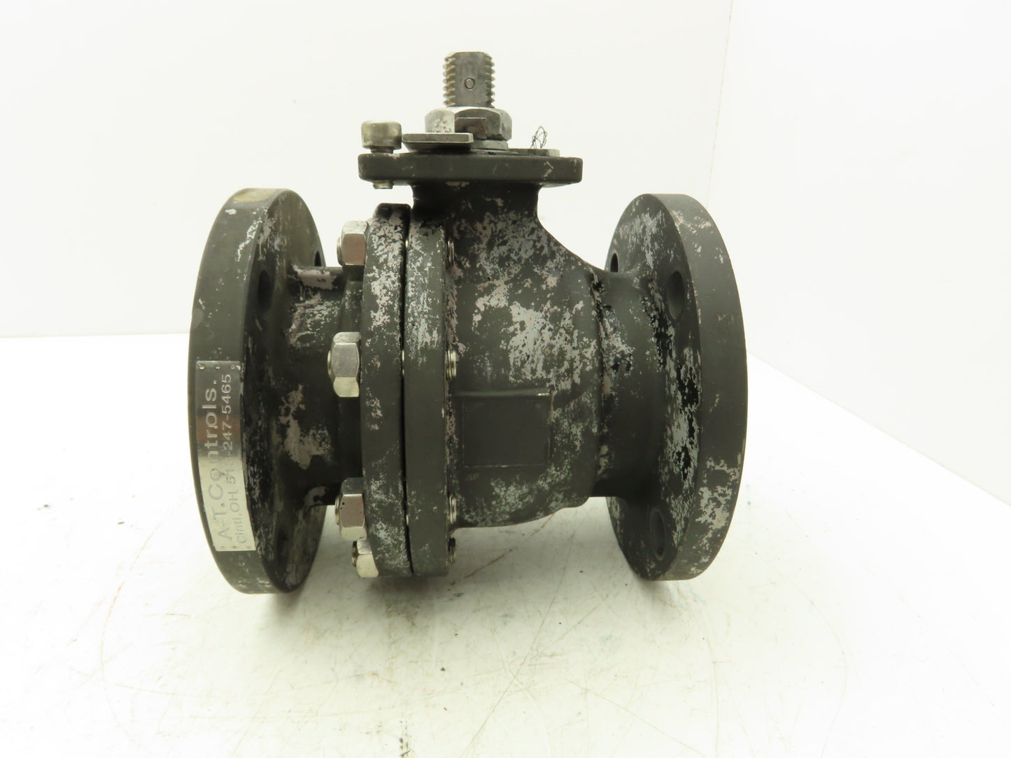 A-T Controls Ball Valve 3" Flanged WCB Steel #150 4-Bolt