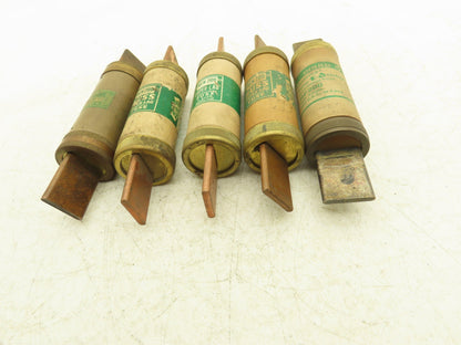Rebuildable Renewable Delay Fuse 150Amp 200Amp 250VAC Mixed Brand Lot of 5