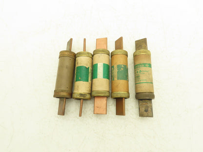 Rebuildable Renewable Delay Fuse 150Amp 200Amp 250VAC Mixed Brand Lot of 5