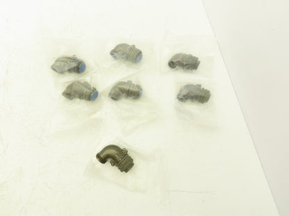 Amphenol Industrial MS3108B18-1S Receptacle Male Socket 10 Pin Threaded Lot of 7
