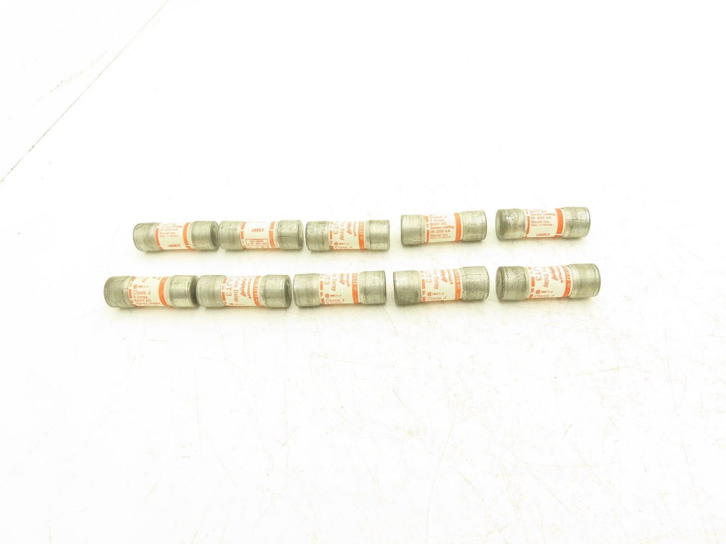 Ferraz Shawmut AJT3 Amptrap Fuse 3Amp 600VAC Original Box Lot of 10