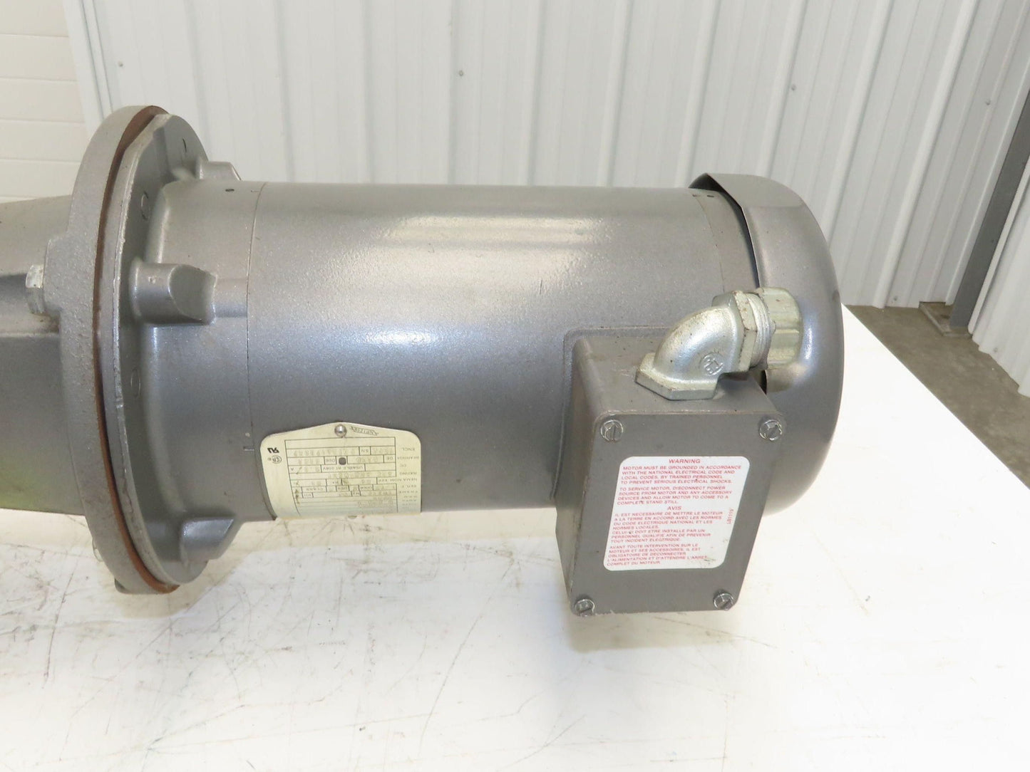 Baldor VM3611T Gearmotor 3Hp 230/460V 3PH 15:1 Reducer 115rpm LH Output 182TC