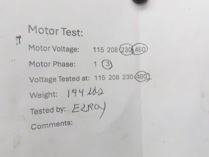 Baldor VM3611T Gearmotor 3Hp 230/460V 3PH 15:1 Reducer 115rpm RH Output 182TC