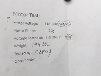 Baldor VM3611T Gearmotor 3Hp 230/460V 3PH 15:1 Reducer 115rpm RH Output 182TC