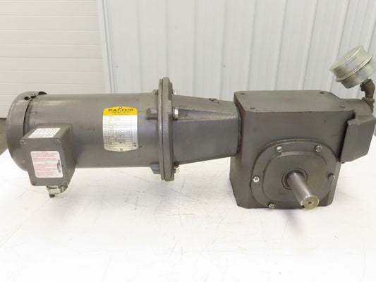 Baldor VM3611T Gearmotor 3Hp 230/460V 3PH 15:1 Reducer 115rpm RH Output 182TC