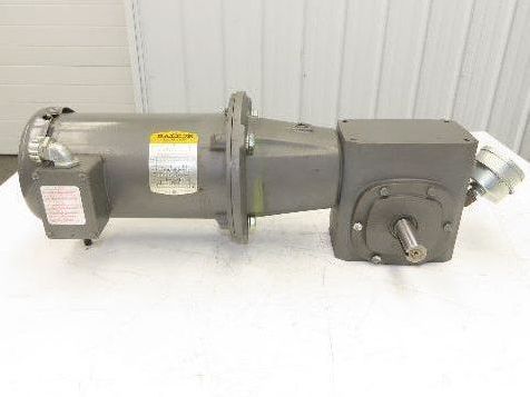 Baldor VM3611T Gearmotor 3Hp 230/460V 3PH 10:1 Reducer 173rpm RH Output 182TC