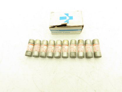 Ferraz Shawmut AJT10 Amptrap Time Delay Fuse 10A 600vAC Original Box Lot of 10