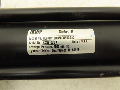 Atlas Hydraulic Cylinder 2" Bore 5" Stroke 1" Rod Double Acting Series H