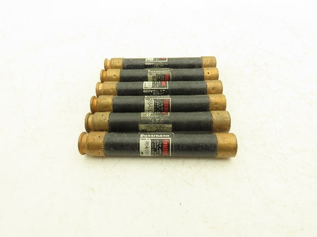 Bussman Shawmut FRS-R-2-1/2 Time Delay Fuse 2.5A 600VAC Lot of 6