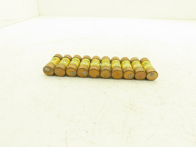 Bussman LPJ-1SP Low-Peak Dual Element Time Delay Fuse 1A 600Vac  Lot of 10