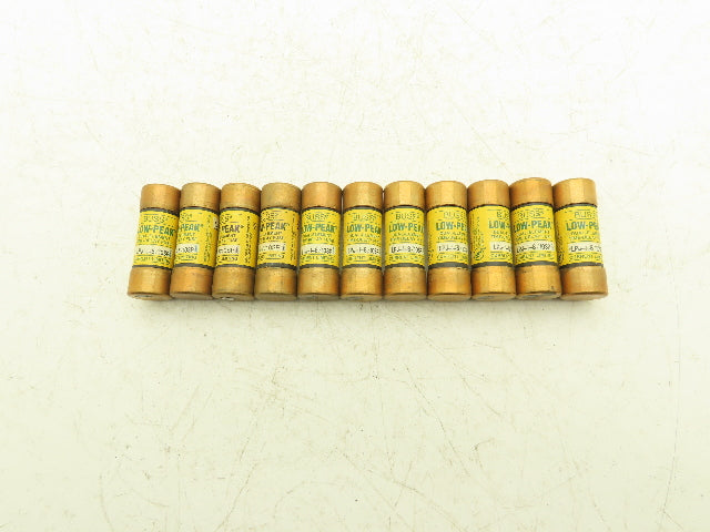 Bussman LPJ-1-8/10SP Low-Peak Dual Element Time Delay Fuse 1.8A 600Vac Lot of 11